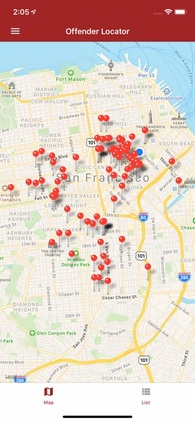 Offender Locator screenshot 1